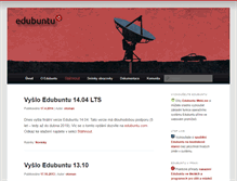 Tablet Screenshot of edubuntu.cz